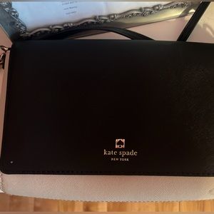 Kate Spade Duotone Cross Body Clutch Purse